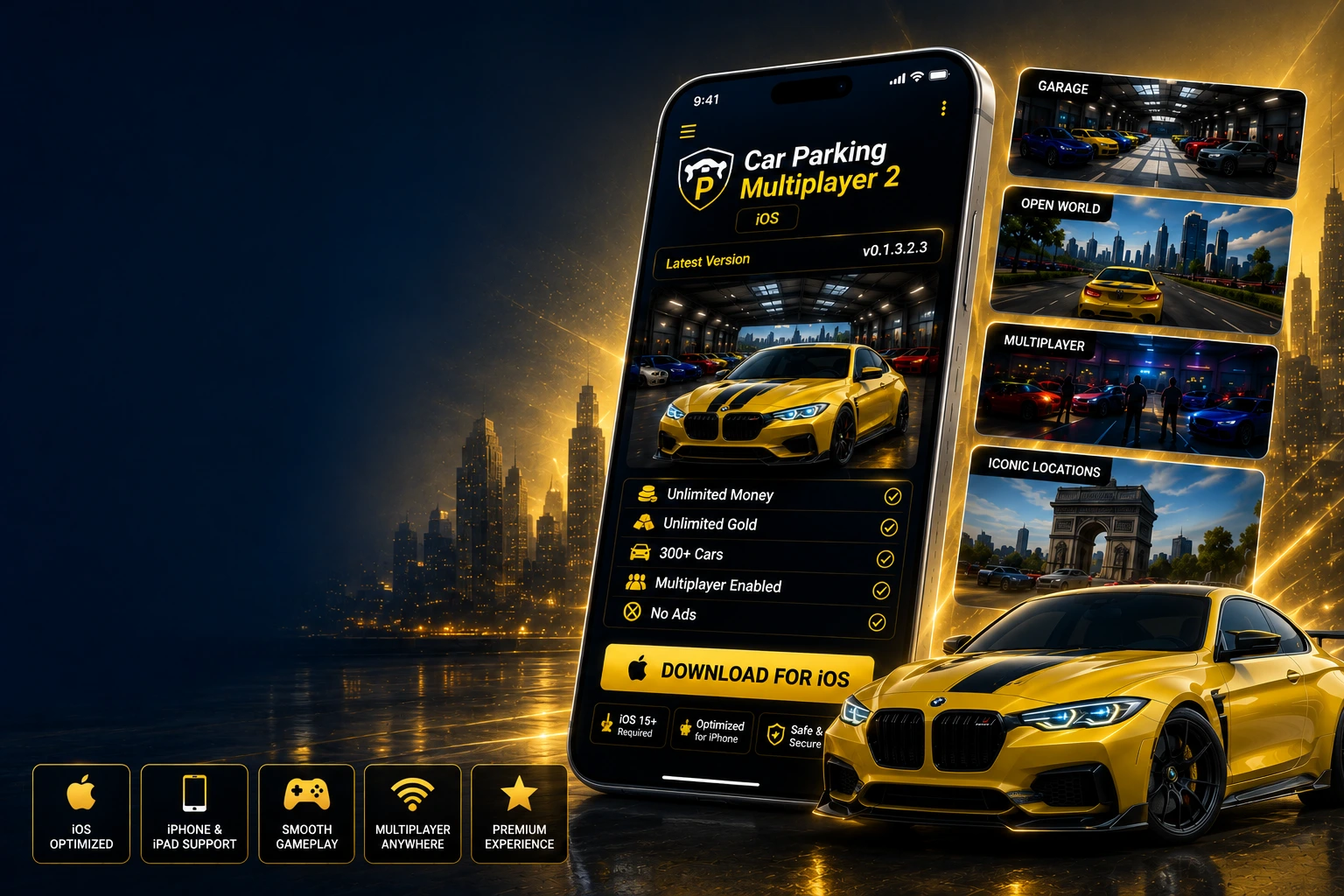 Car Parking Multiplayer 2 MOD for iOS